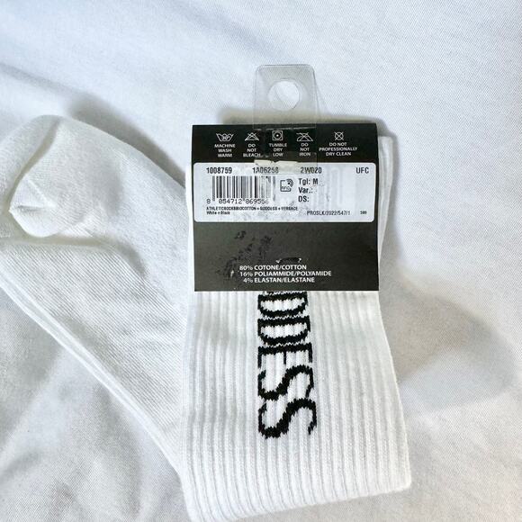 VERSACE Goddess socks Medium NWT white - Picture 3 of 4